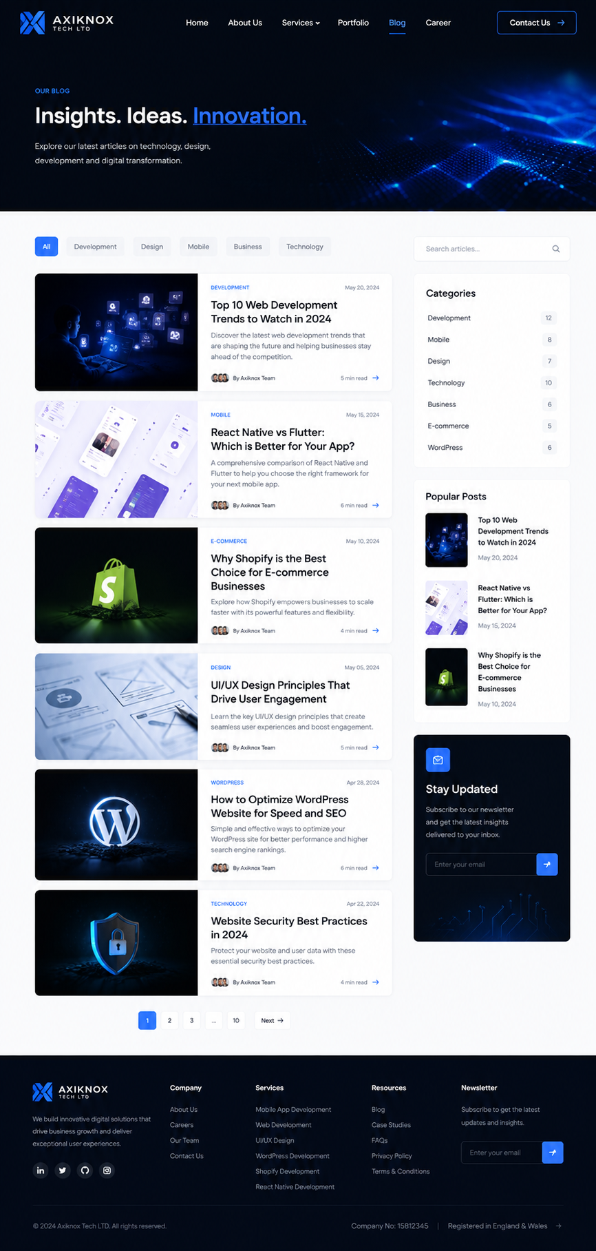 Insights. Ideas. Innovation.